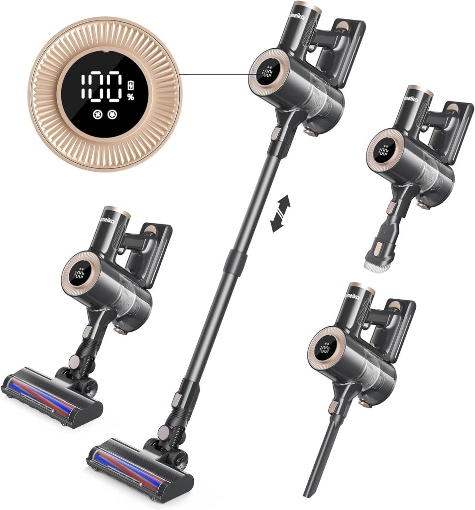 Homeika cordless vacuum in black - View 1